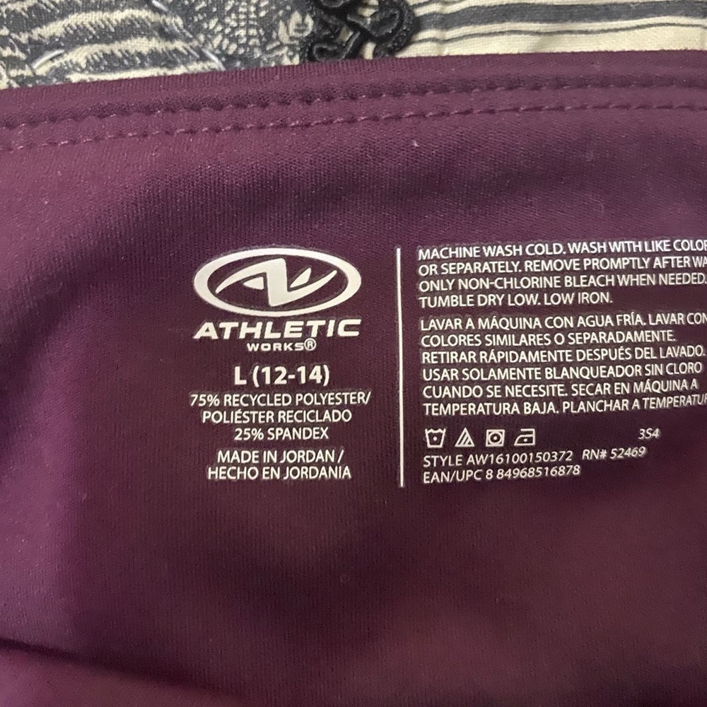 Athletic Works Women's Dark Purple Bike Shorts NWOT - Picture 4 of 4